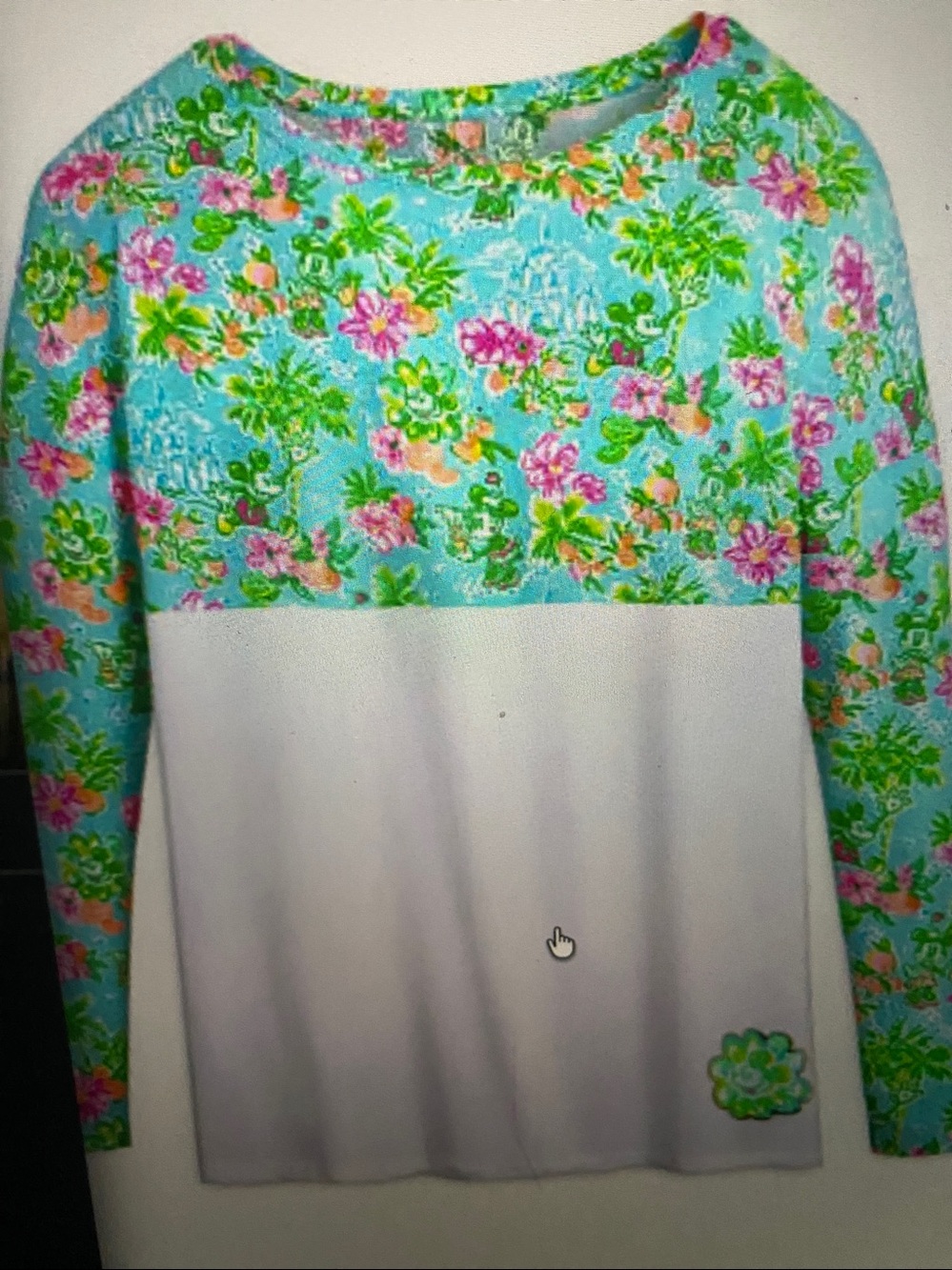 NWT Lilly Pulitzer loves Disney long sleeve Finn top medium